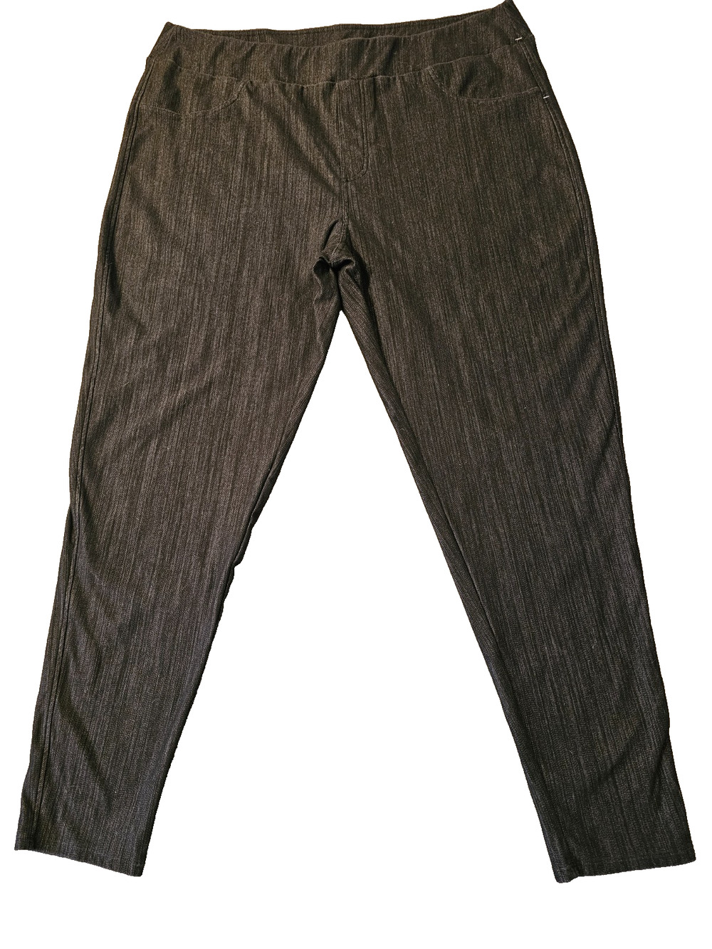 Fresh Produce Womens Freshfit Pull On Skinny Pants 2X Black Denim Spring 2020